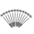 thumbnail image 2 of Luz de tierra con energía solar Patio al aire libre Jardín Impermeable Lámpara de pico LED automática, Luz colorida 12pcs kenally HA000807-03B, 2 of 7