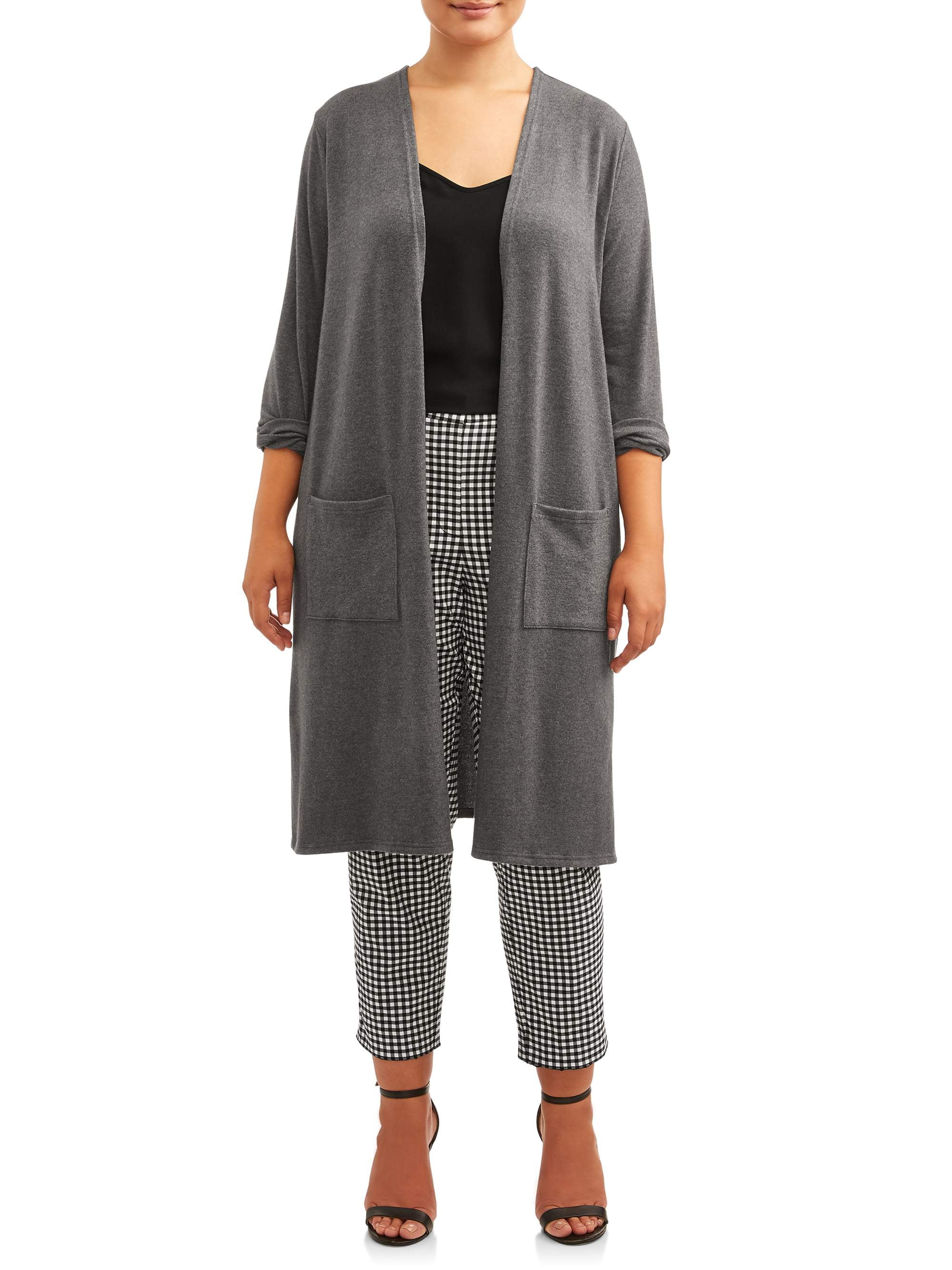 long sleeve duster cardigan