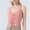 Pink, variant on Women's Drawstring Bow Yoga Vest Slimming And Slimming With Chest Cushion Yoga Bra Fitness Suspender Top