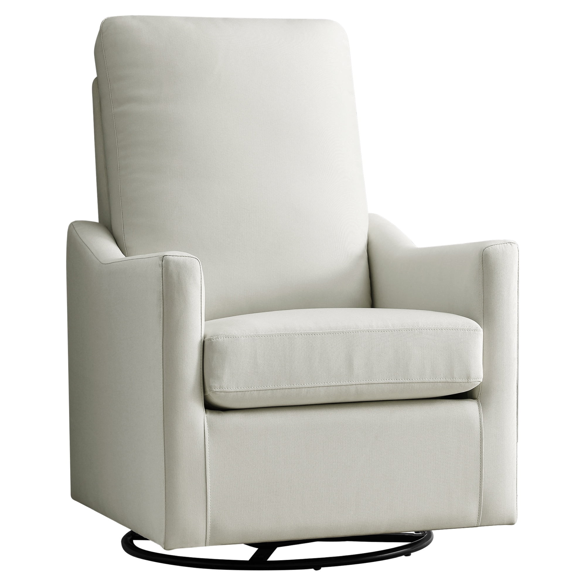 Delta Children Adley Nursery Glider Swivel Chair - Greenguard Gold Certified, Cream