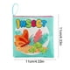 thumbnail image 3 of Juguetes de piscina, juguetes para bebés, juguetes para niños pequeños, libro de tela para niños, juguete de educación temprana, 4 lados, 8 páginas, libro de palma, tema de frutas, libro de tela para, 3 of 6