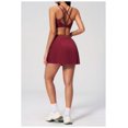 thumbnail image 6 of PISONIC 2 Piece Tennis Dresses for Women High Waisted Pleated Skirt Sets Workout Sports Bra Golf Outfits, 6 of 8