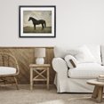 thumbnail image 3 of Stupell Industries Rustic Lodge Distressed Horse Portrait Black Framed Print Under Glass, 21 x 17, by Petals Prints Design, 3 of 8
