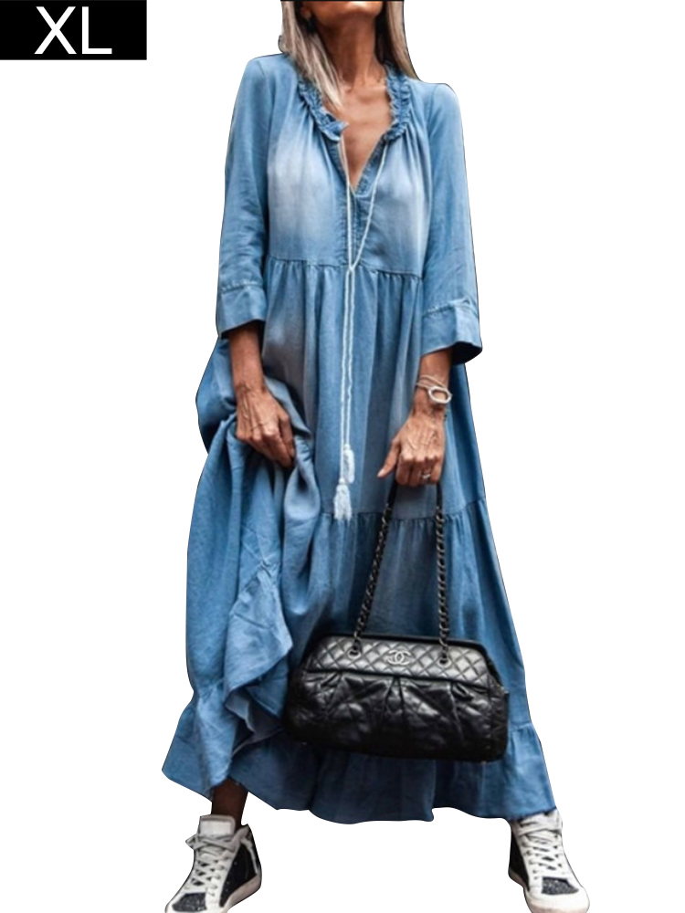 walmart denim dress