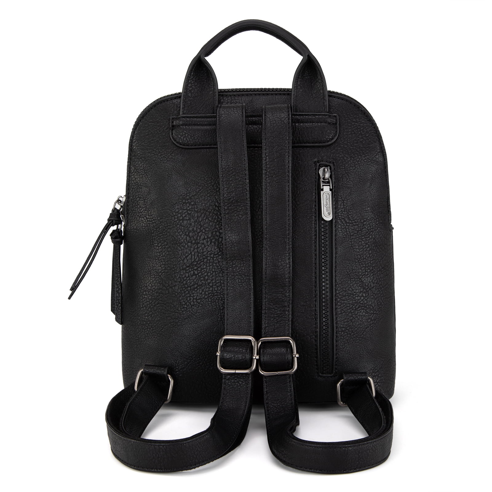 Wrangler Backpack Purse for Women Medium Ladies' Bookbag Travel Work Daypacks Bags, Black