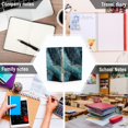 thumbnail image 6 of FORMRS 1-Subject Spiral Notebook 8" x 5" College Ruled 60 Refillable Sheet A5 Hard Cover, 2 Pack, Black Marble, 6 of 7