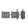 thumbnail image 3 of 11mm Ferrite Cores Ring Clip-On RFI EMI Noise Suppression Filter Cable Clip Black 5pcs, 3 of 5