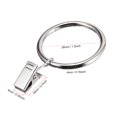 thumbnail image 2 of Unique Bargains Curtain Clip Rings w Hooks 1.5Inch Inner Dia 4mm Thick Drapery Ring 20 Pcs, 2 of 4