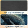 thumbnail image 4 of Whale Square Desk Mat Gaming Mouse Pad, 8.3x9.8 Inch Non-Slip Rubber Bottom Printed Design - Suitable for Office and Gaming, 4 of 6