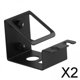 thumbnail image 1 of Almacenamiento Autoadhesivo de Cepillos BLESIY 2 piezas soporte de Acero inoxidable color negro, 1 of 5