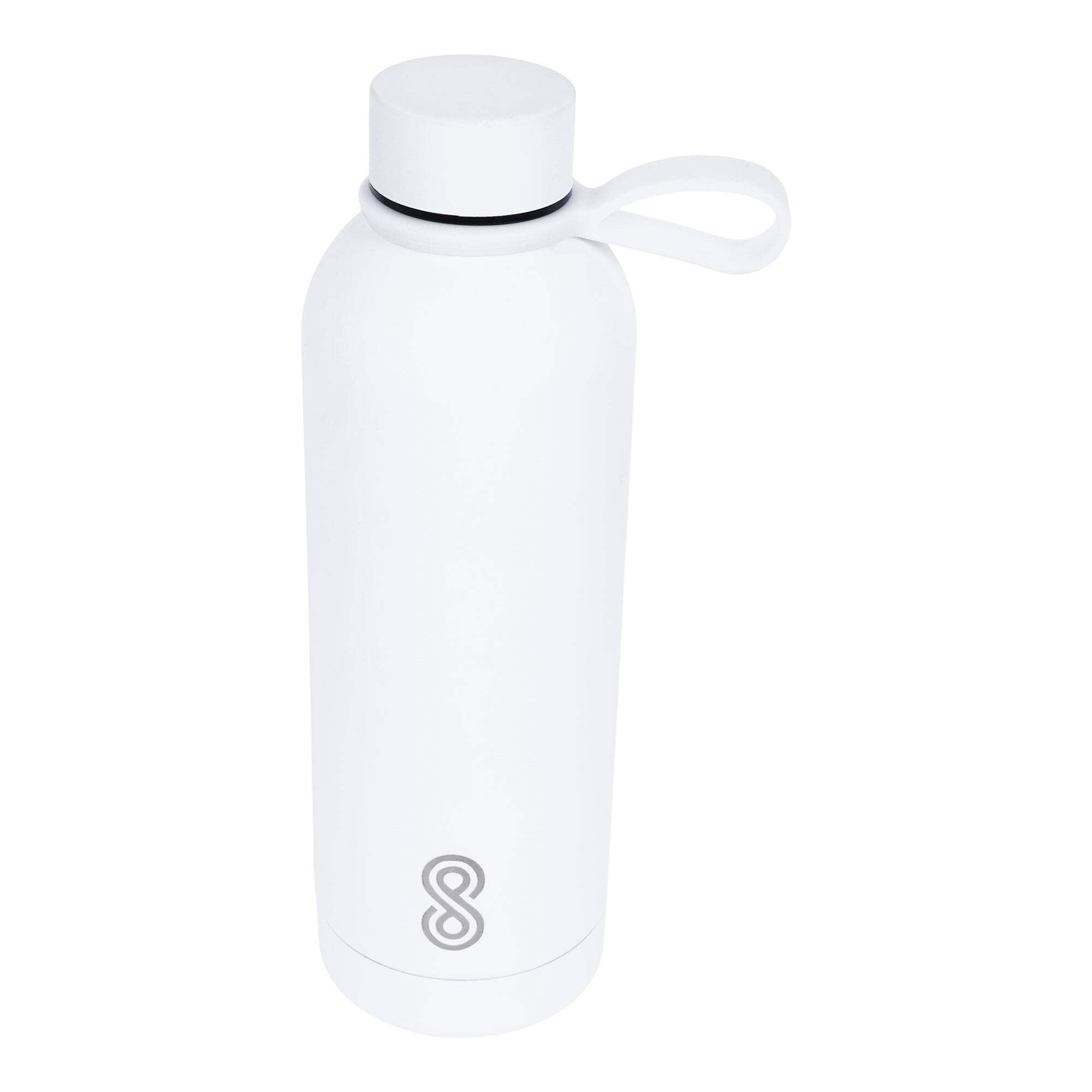 SINT 25 Oz Stainless Steel, Double Wall & Vacuum Insulated, White Sports Water Bottle Keep Cold Upto 15 Hrs & Hot for Upto 12 Hrs