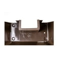thumbnail image 2 of SnapPot Mailbox Planter Box - Resin Planter for Deck Post or Mailbox - Brown, 2 of 4