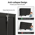 thumbnail image 4 of Lofka Black 6 Drawer Dresser with Metal Handle for Bedroom Living Room, 4 of 8