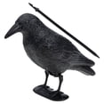 thumbnail image 1 of Generic Crow Bird Decoy Figurine Realistic Life Size Artificial Prop Black, 1 of 6