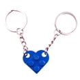 thumbnail image 1 of Couple Heart Keychain Set Brick Heart Keychain For Boyfriend Girlfriend Xmas Gifts, 1 of 4