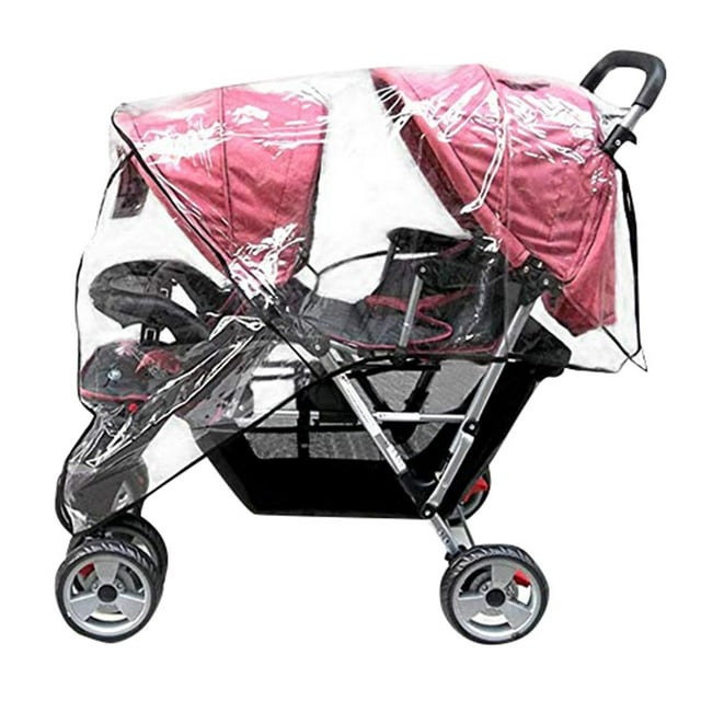 Pushchair Rain Cover for Baby Pram Wind Rain Weather Shield Protector