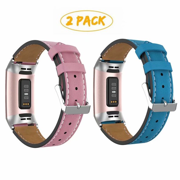 WASPO Replacement Band Genuine Leather Strap FOR Fitbit Trackers
