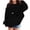 Black, variant on Grblisyd Girls Halloween Long Sleeve Hoodies Cute Graphic Long Sleeve Pullover Sweatshirts Casual Loose Fall Winte Top with Kangaroo Pocket