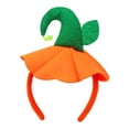 thumbnail image 3 of Accesorio para el cabello Fernando Diadema de Calabaza de Halloween Naranja Elástico, 3 of 7