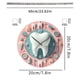 thumbnail image 3 of Reloj de dientes de leche para niña, acrílico plano 2D, decoración para sala de estar, dormitorio, bolso, cadena colgante, 3 of 7