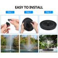 thumbnail image 4 of Solar Pump, 3.8w Free Standing Floating Solar Bird Bath Water Pumps For Garden, 4 of 5