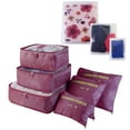 thumbnail image 3 of 9Pcs Packing Cubes for Travel Luggage Organiser Bag, iMounTEK Compression Pouches Packing Organizers Storage Bags for Travel Accessories, Burgundy, 3 of 6