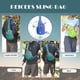 thumbnail image 2 of Peicees Mochila pequeña con bandolera, impermeable, unisex, bandolera en el pecho, 2 of 5