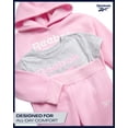 thumbnail image 4 of Conjunto deportivo Reebok para niña pequeña de 3 piezas, rosa, talla 6X, 4 of 7