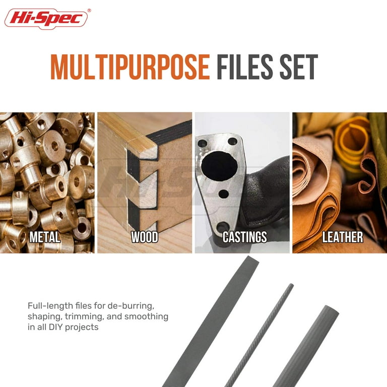Hi-Spec 3pc Metal File Set With Carrying Pouch photo 6