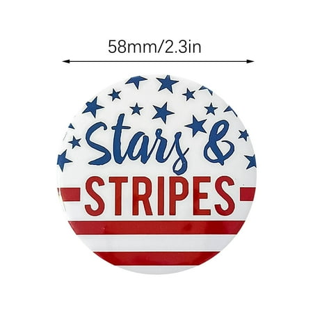 

New US Independence Day Emblem 58mm Sheet Chest Celebration Party Supplies