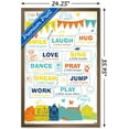 thumbnail image 3 of I'm Happy Wall Poster, 22.375" x 34", Framed, 3 of 5