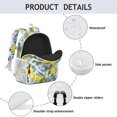 thumbnail image 4 of Lemon Backpack for School,Cute School Bag,Schoolbag with Adjustable Shoulder Straps & Padded Back,15"x11.42"x5.5", 4 of 6