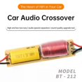 thumbnail image 2 of HiFi 80W 2-Way Crossover with Cable High Low Two-Way Frequency Division for Car Audio System Modification Support 4-8 Impedance, 2 of 5