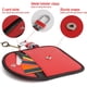 thumbnail image 3 of Funda de cuero para llave de coche de 2 piezas, bolsa universal de protección de señal para llave de coche ER, 3 of 5
