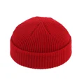 thumbnail image 1 of Bonnet de Mode pour Hommes, Bonnet Rétro Marin, Chapeaux Hommes Femmes, Bonnet Chaud Sans Bord, Bonnet Hip Hop 02-Rouge Taille Unique, 1 of 6
