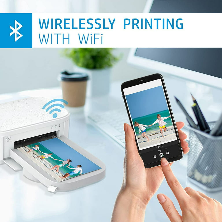 HP Sprocket Studio Plus Wi-Fi Portable Printer - 4x6” Photo Printer