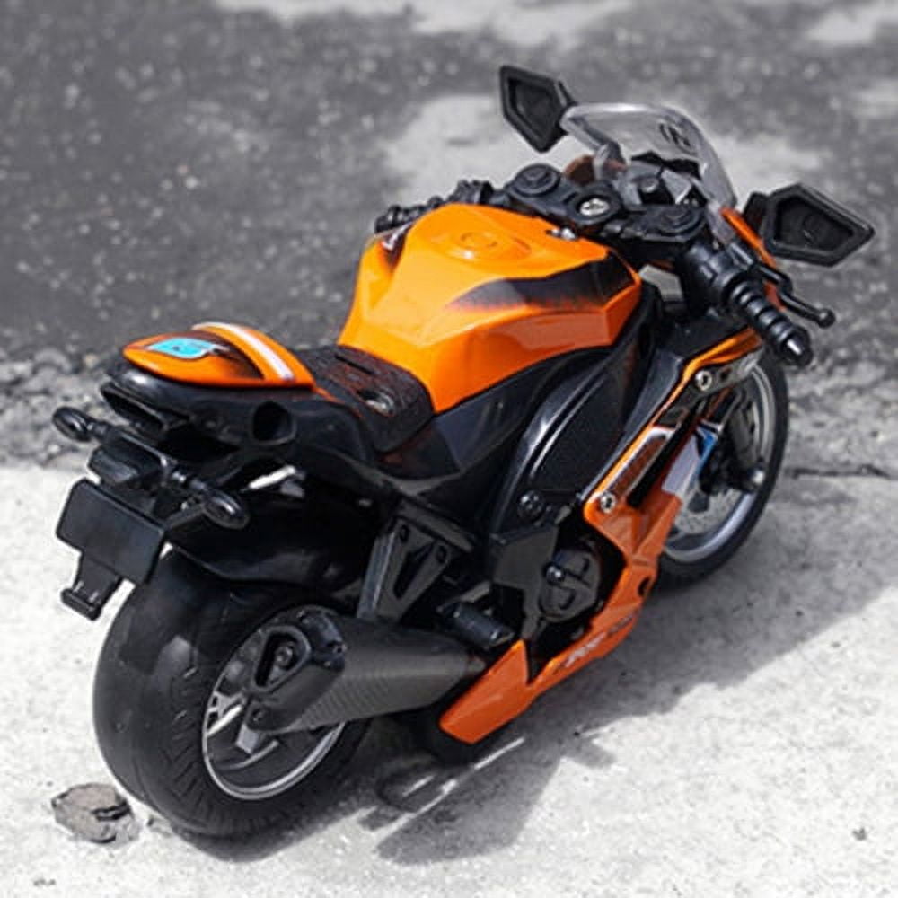 Cheers.US 1:14 Motorcycle Model Simulated Wear-resistant Alloy  Back-to-force Motorcycle Toy for Decoration and Collection of Model Lovers  - Walmart.com