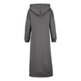 thumbnail image 5 of Brilliant Fall Dresses for Women Long Sleeve Women's Casual Long-sleeve Pocket Pullover Hoodie Dress Spring 2025 New Dresses, 5 of 6
