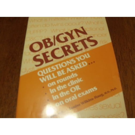 Pre-Owned OB/GYN Secrets (Hardcover) 0932883958 9780932883957