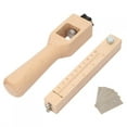 thumbnail image 2 of Wood Leather Strap Cutter,Adjustable Leather Strap Wood Leather Strap Cutting Tool Adjustable Leather Strap Hand Cutter Ultra Responsive, 2 of 10