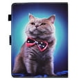 thumbnail image 6 of For Onn Pro 8.0" / iPad mini/ Samsung Galaxy Tab 8.0 8.4/ Rca 8.0/ Fire HD 8 10th Gen and More 8.0" Android Tablet, Allytech PU Leather Universal Case for All 7.5 - 8.5 inch Tablet- Cat, 6 of 7