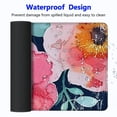 thumbnail image 4 of Heduofu Square Mouse Pad Pink Flower, Personalized Premium-Textured Custom Mouse Mat Design, Washable Mousepad Lycra Cloth, Non-Slip Rubber Base Computer Mouse Pads for Wireless Mouse 31.5x11.8 in, 4 of 6