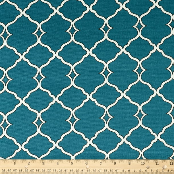 Waverly Inspirations 100 Cotton Duck 45" Width Gateway Teal Color