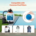 thumbnail image 6 of KFFKFF Pool Filtration Spheres, 4 lbs, Alternative to Pool Filtration Sand, Recyclable Blue Polyester Fiber Filtration Material with Cleaning Sack, 6 of 9