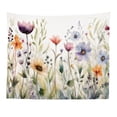 thumbnail image 1 of Tapiz de pared con flores y mariposas, microtela, 150 x 130 cm, 1 of 2