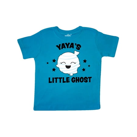 

Inktastic Cute Yaya s Little Ghost with Stars Gift Toddler Toddler Girl T-Shirt