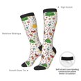 thumbnail image 4 of Pofeuu Winter Christmas And New Year Deer Print Stockings, Adult Running Hiking Socks for Youth and Adult, 4 of 6