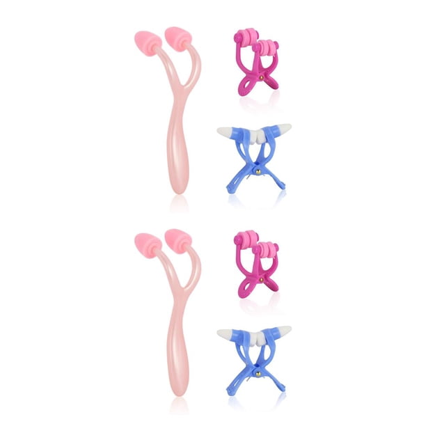 Vogacara 3 unids / set mujeres puente de elevación de nariz Clip de enderezamiento plancha de plástico moldeadora masajeador instrumento de belleza para Un tipo 2piezas Vogacara CBP164608