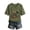 Q7-Camouflage Green, variant on Women's Halloween Print T-Shirt Raglan Short Sleeve V-Neck Shirt Witch Graphic Tshirts Comfort Funny Spooky Season Vintage Tops