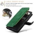 thumbnail image 2 of JTCASES for iPhone 15 Wallet Case with Zipper Purse Card Holders Flip Stand Wrist Strap Magnetic Closure PU Leather Anti-scracth Support Wireless Charging Drop Resistant BUsiness Shell, Black, 2 of 10